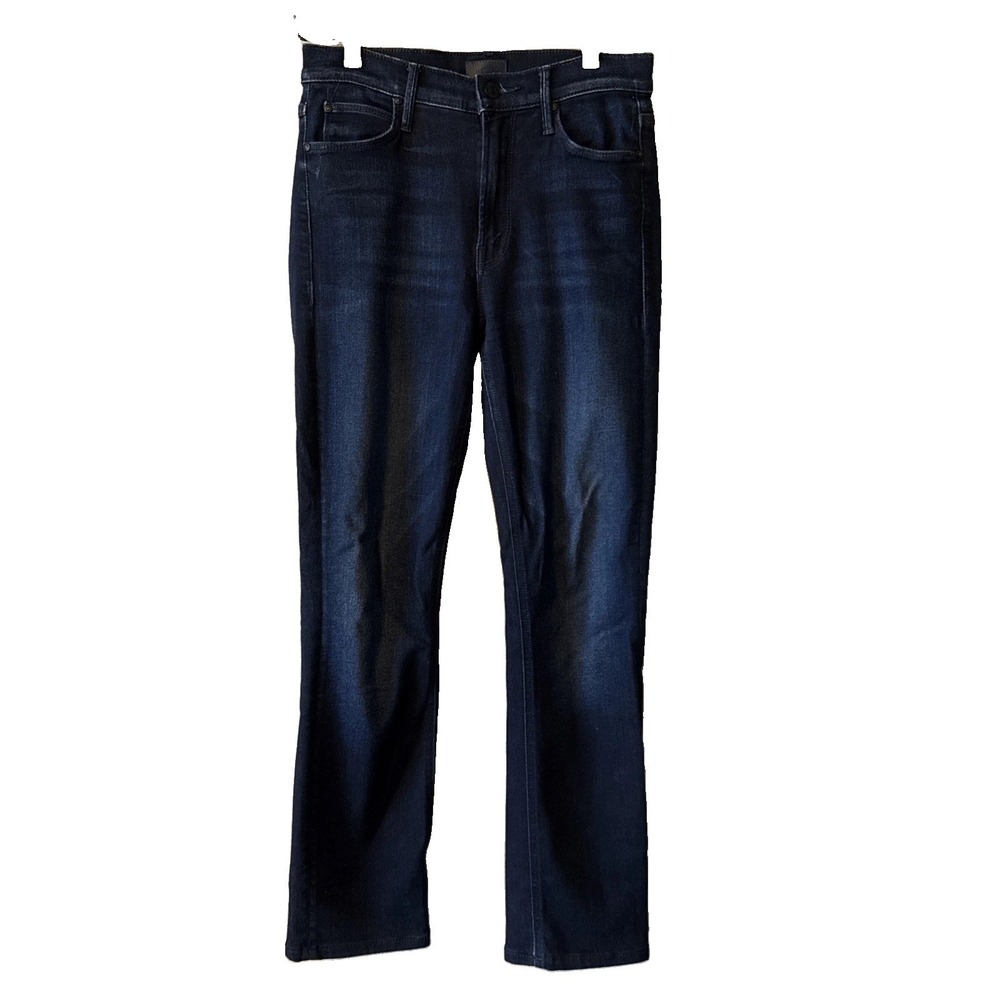 Mother Mid Rise Dazzler Ankle Now or Never Dark Blue Wash Women's Jeans Size 26